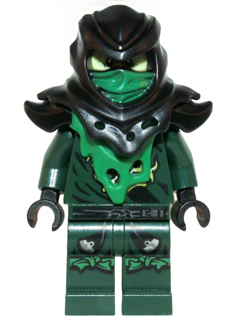 LEGO Minifigure-Evil Green Ninja-Ninjago-NJO154-Creative Brick Builders